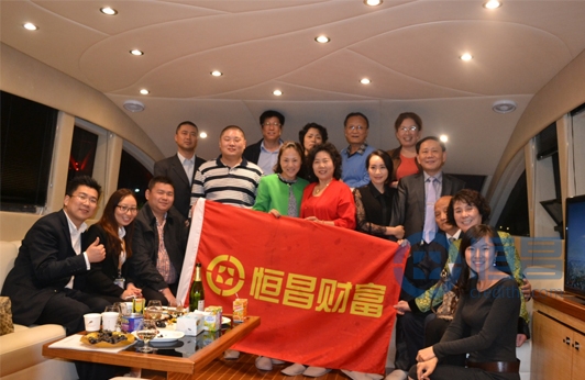 上海一分为VIP客户举办私人定制游艇会
