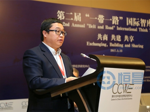 恒昌公司创始人兼CEO秦洪涛发表演讲致辞